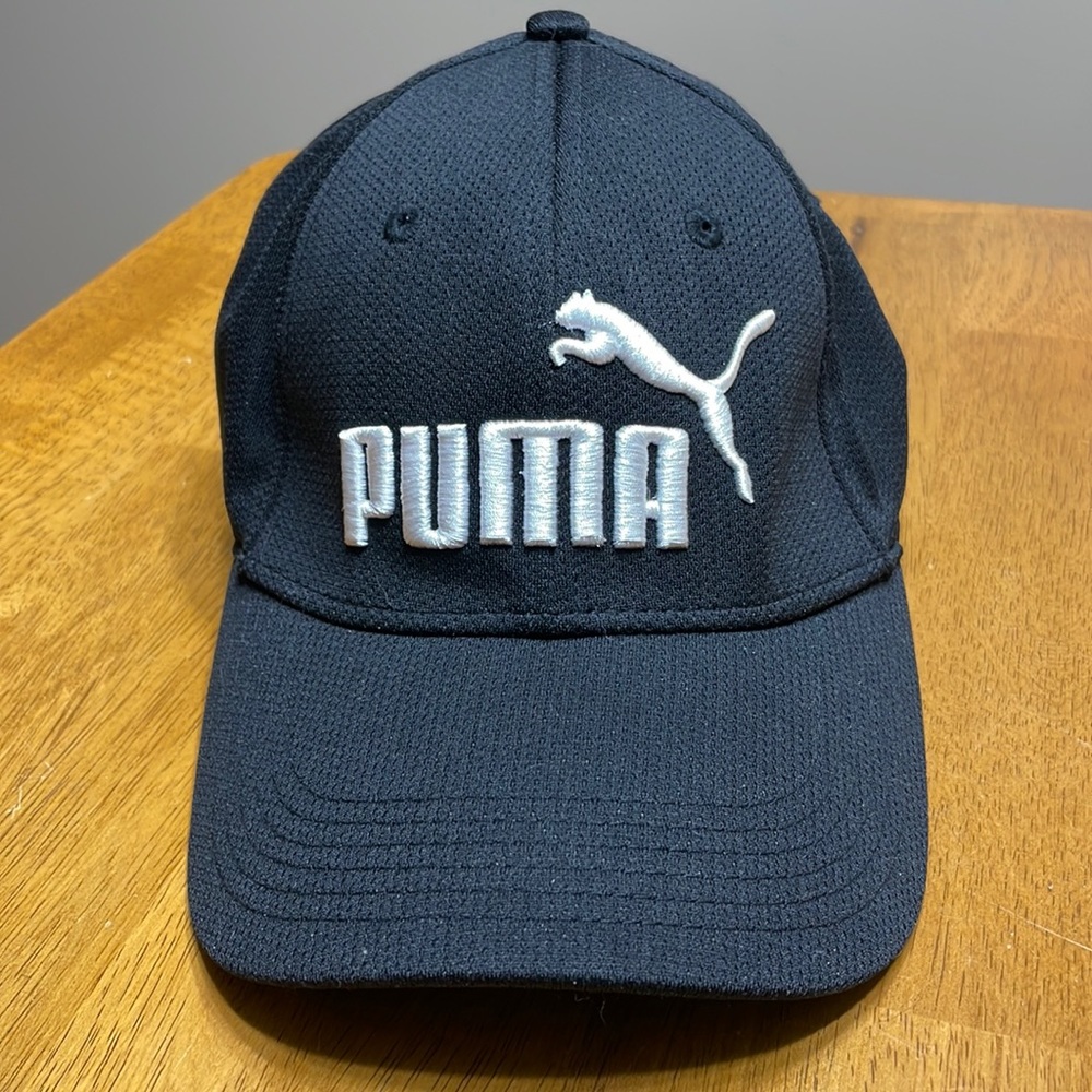 Unisex Black Puma Hat